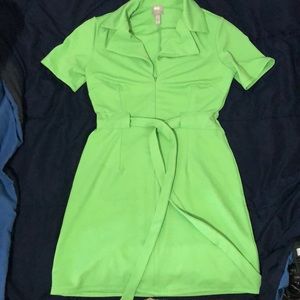 Green ASOS dress